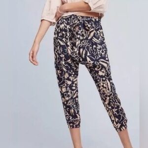 Hei Hei Anthropologie Sirwal Printed Harem Cropped Bohemian Pants Size Large